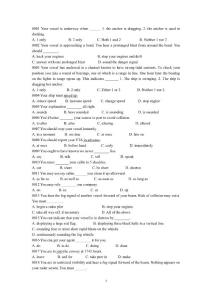 航海英語題庫