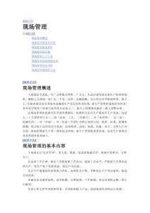 现场管理