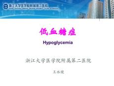 低血糖症Hypoglycemia 浙江大学医学院附属第二医院