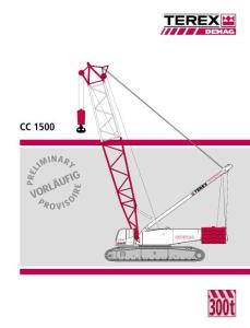 demag 275t 履带吊车 起重机 CC1500_US