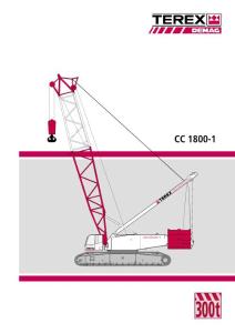 demag 300t 履带吊车 起重机 CC1800-1