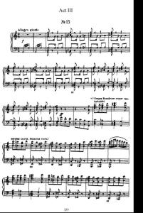 柴可夫斯基 作品20 天鹅湖 第二部分 钢琴曲 Tchaikovsky Swan Lake, Op 20 (part 2) 钢琴谱 乐谱