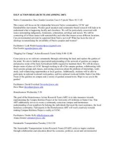 ESLP ACTION RESEARCH TEAMS (SPRING 2007)