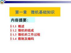 第一章  微機基礎知識