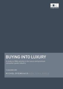 Buying into Luxury 2012