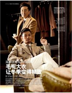 毛呢大衣讓冬季變得精致《他生活》2012年12月號