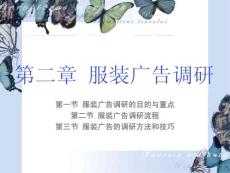 第二章 服装广告调研