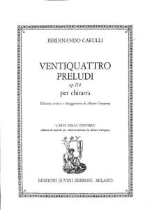 卡魯里24首古典吉他前奏曲