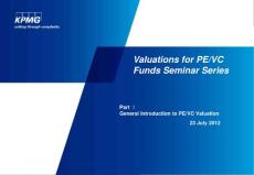 KPMG Private Equity Valuation Training