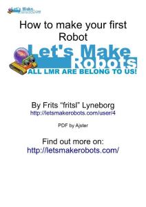 How to make your first Robot