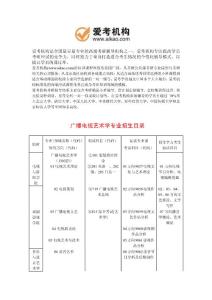 2014中国传媒大学广播电视艺术学考研 招生人数 参考书 报录比 复试分数线 考研真题 考研经验 招生简章