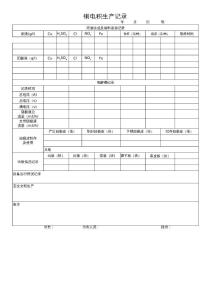 铜电积生产记录Microsoft Excel 工作表