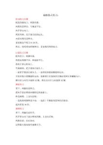 　瑜伽姿式練習：　