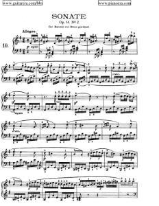 《G大调第十钢琴奏鸣曲》 Beethoven_-_Piano_Sonata_in_G-dur_Op.14-2