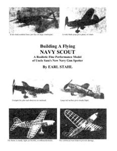 【輕木航模飛機圖紙】Scout