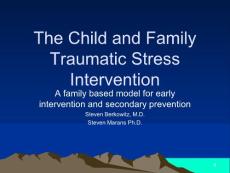 儿童与家庭创伤后应激障碍处理 The Child and Family Traumatic Stress Intervention