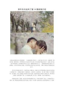 那年冬天風(fēng)在吹大結(jié)局劇情