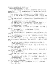 初中语文常见成语典故