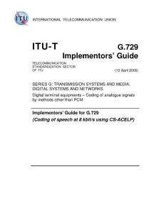 G.729(Recommendation G.Imp729) - T-REC-G.Imp729-200604-S!!PDF-E