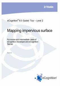 GuidedTour2_eCognition8_MappingImperviousSurface