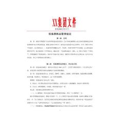 XX集團低值易耗品管理規(guī)定
