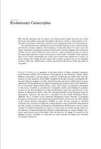 Evolutionary CatastrophesThe Science of Mass ExtinctionV Courtillot 2003