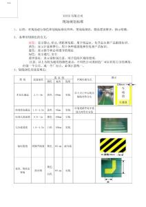 公司車間劃線標(biāo)準(zhǔn)
