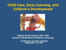 The NICHD Study of Early Child Care and Youth ...