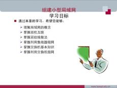 组建小型局域网 多媒体课件PPT