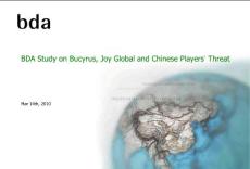 bda study on bucyrus joy global and chinese players threat