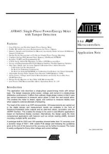 AVR單片機(jī)電能表方案