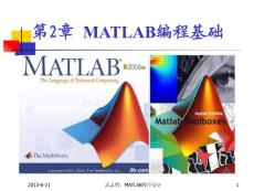 MATLAB设计_02_编程基础