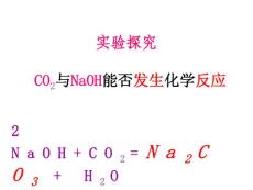 专题复习11：探究 CO2与NaOH能否发生化学反应的实验设计