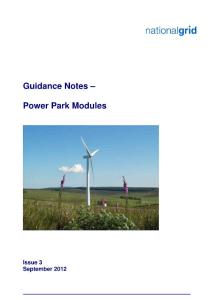 英国国家电网建设 发电区域建设规程Guidance Notes for Power Park Developers