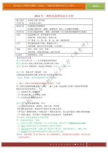 2013年一級機電候姥姥案例知識點小抄