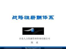 戰(zhàn)略性薪酬體系設(shè)計