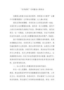 “正風(fēng)肅紀(jì)”專項(xiàng)整治心得體會(huì)2