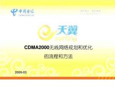 CDMA2000无线网规划和优化的流程和方法