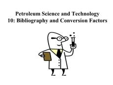 10. Bibliography and Conversion Factors