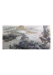 鹿啟勇山水畫作品60