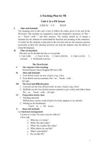 牛津小学英语教案 5BUnit6