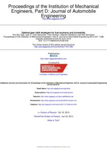 Optimal gear shift strategies for fuel economy and driveability