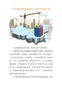中国城市群建设研究与分析资料 图