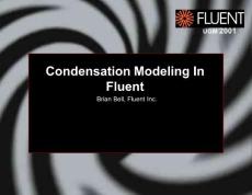 Fluent中的冷凝器模型