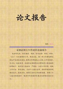 【精品文檔】某鎮副鎮長年終述職報告報告