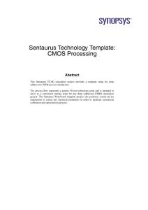 Sentaurus Technology Template_CMOS Process