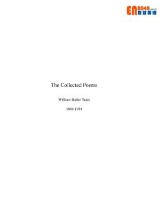 葉芝抒情詩英文版全集