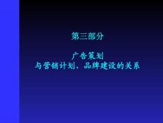 广告策划与营销计划、品牌建设的关系