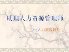 【三級考試-精選課件】=人力資源管理三級精選教程【P072】