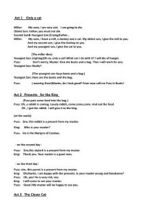 puss in boots，穿靴子的貓，輕松英語(yǔ)名作欣賞